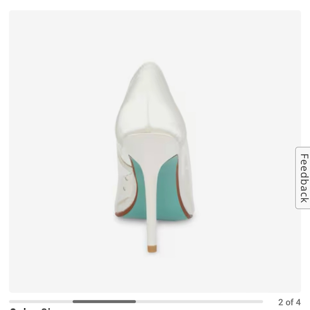 Brand New Betsy Johnson “I Do” shoes. Never Worn.  Size 7.5